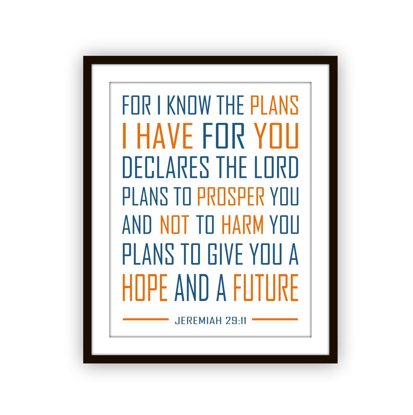 For I Know The Plans I Have For You Declares The Lord