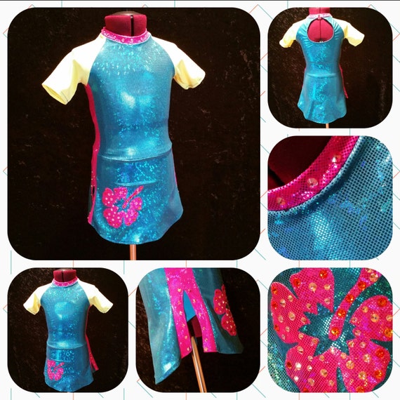 Surfer Girl Skate Dress/Dance Costume by moonbabysk8designs