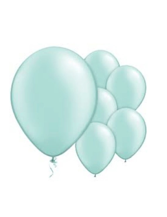 Mint Green Balloons 11 inch Balloons / 8 Pack / Pearl Mint Green