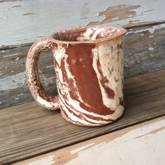 Vintage Pottery Mug Antique Gift For Him, Father's Day, Pottery Soup