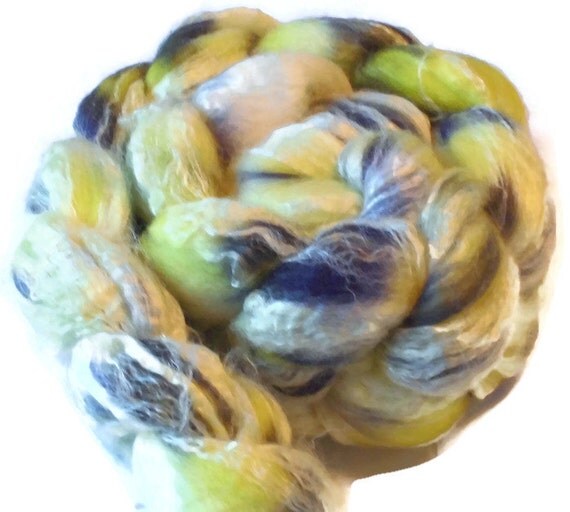 Merino Bamboo Wool Roving Wet Felting Roving Nuno Felting