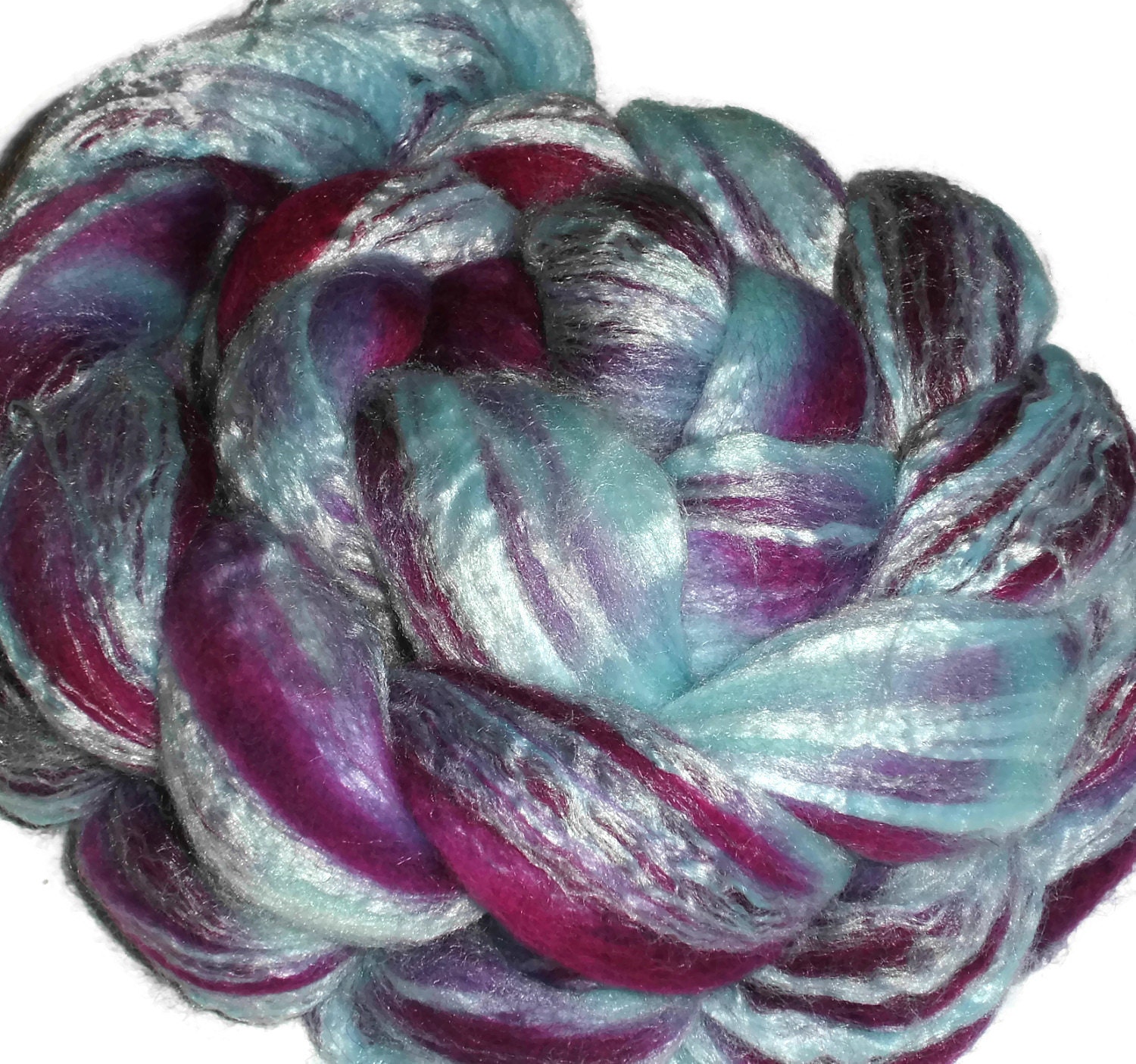 Merino Bamboo Wool Roving Wet Felting Roving Nuno Felting