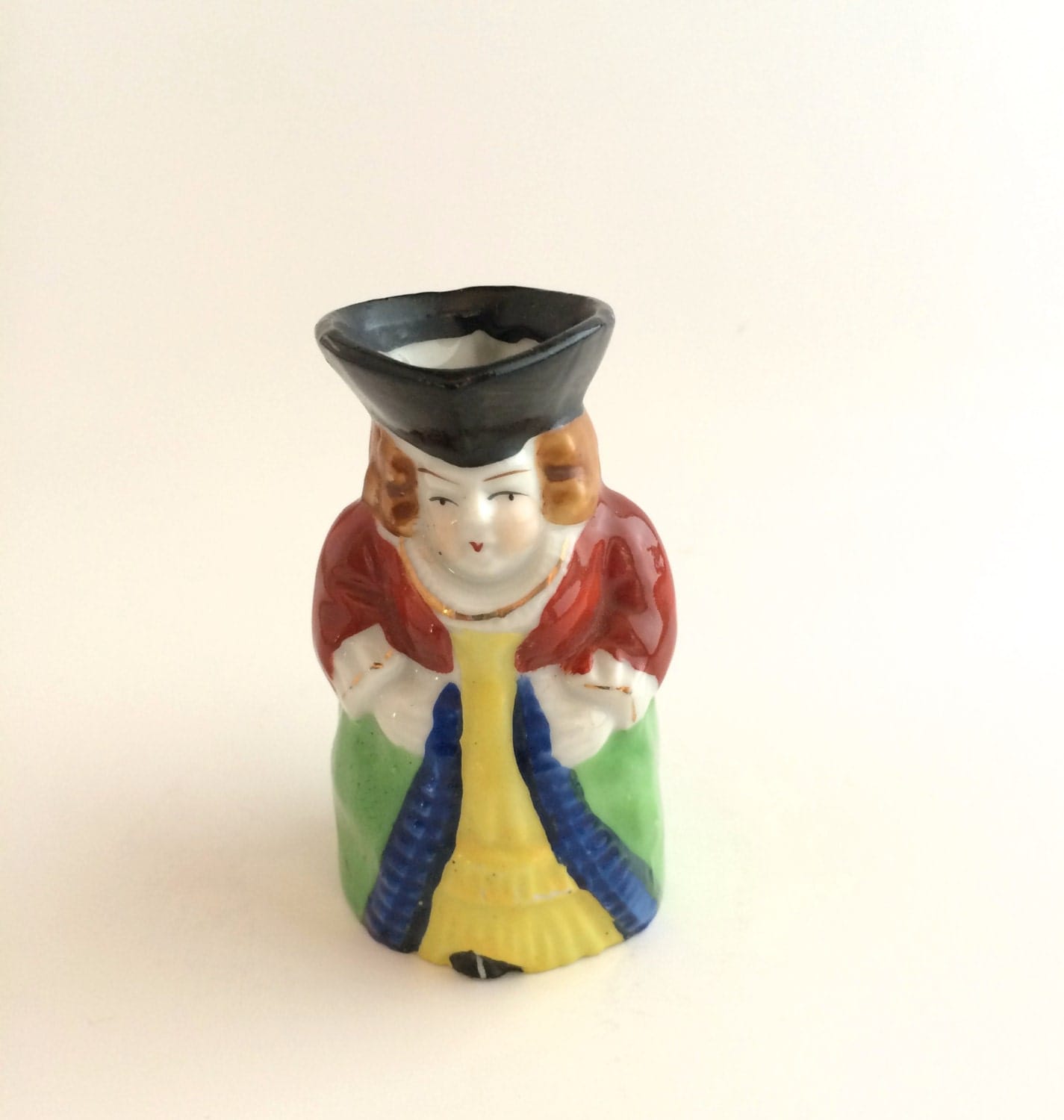 Miniature Toby Jug Hand Painted and Made in Occupied Japan
