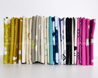Zephyr Fat Quarter Bundle by Rashida Coleman-Hale for Cotton and Steel Fabrics, COMPLETE