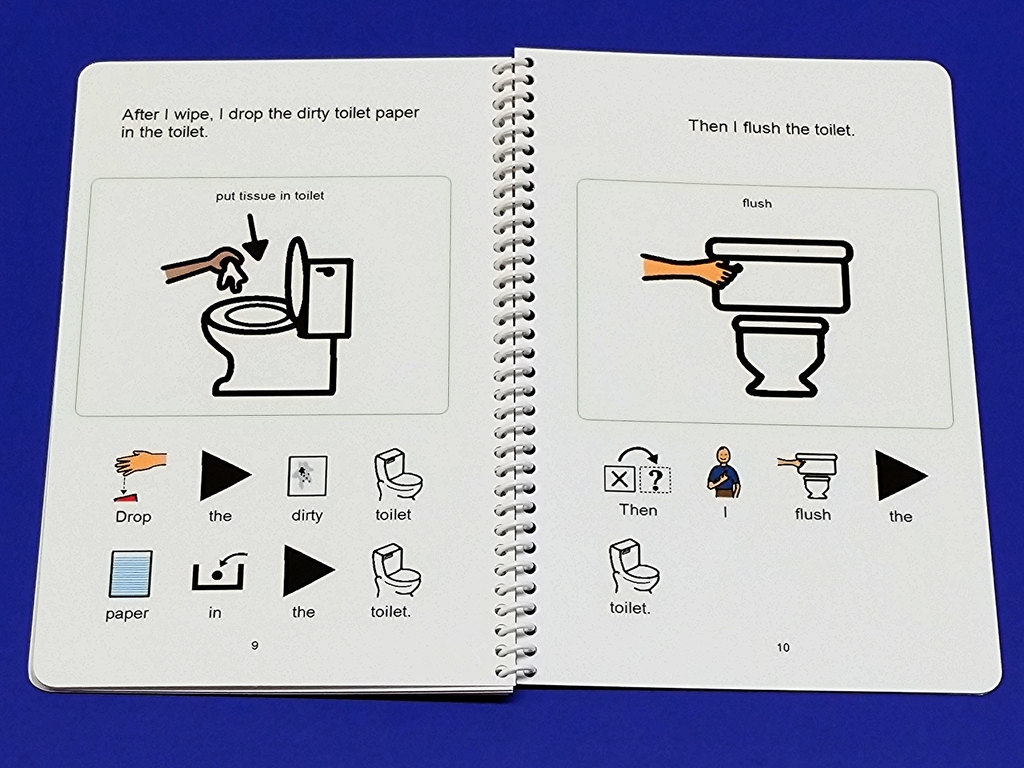 Potty Training Set for Autism PECS Visual Aid for Using the