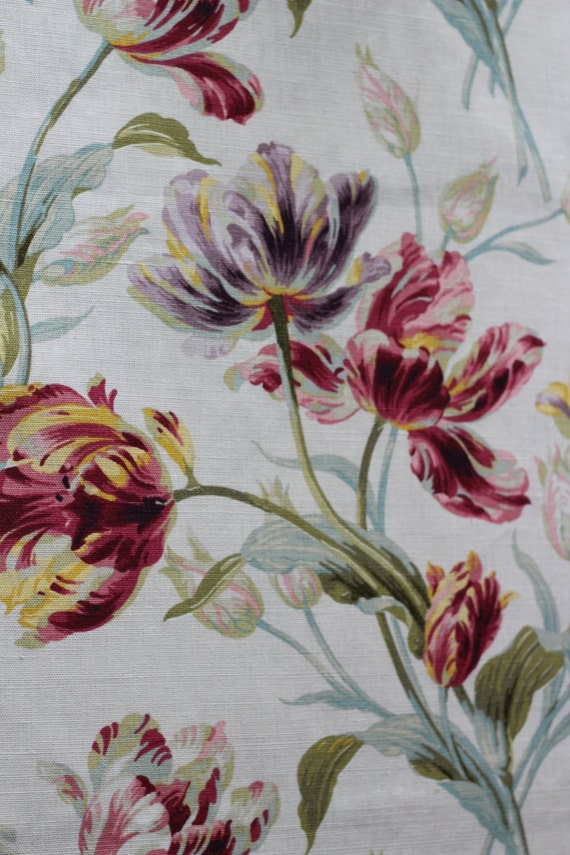 Tablecloth Laura Ashley fabric linen by NordicDesignStore on Etsy