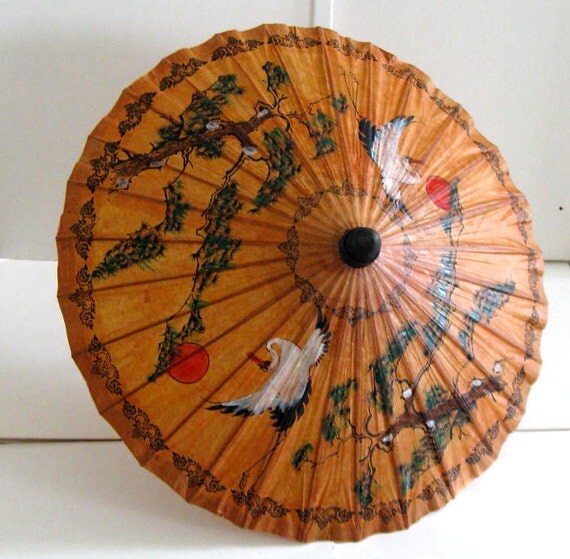 Vintage Asian Parasol 1