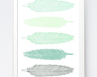 Feather Wall Art feather wall art | etsy Feather Wall Art feather wall art | etsy