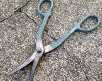 Craftsman Tin Snips, Vintage Tool, Forged Steel Tool, Industrial Tool, Antique Tool, Steam Punk Supply,Tin Snips,Steel Sissors,Man Cave Tool