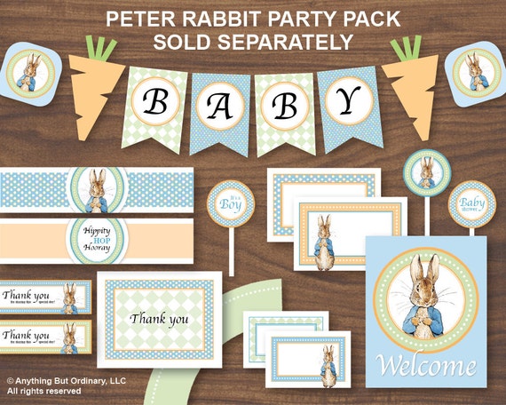 Peter Rabbit Digital Paper Peter Rabbit by ABOcustomDesign on Etsy
