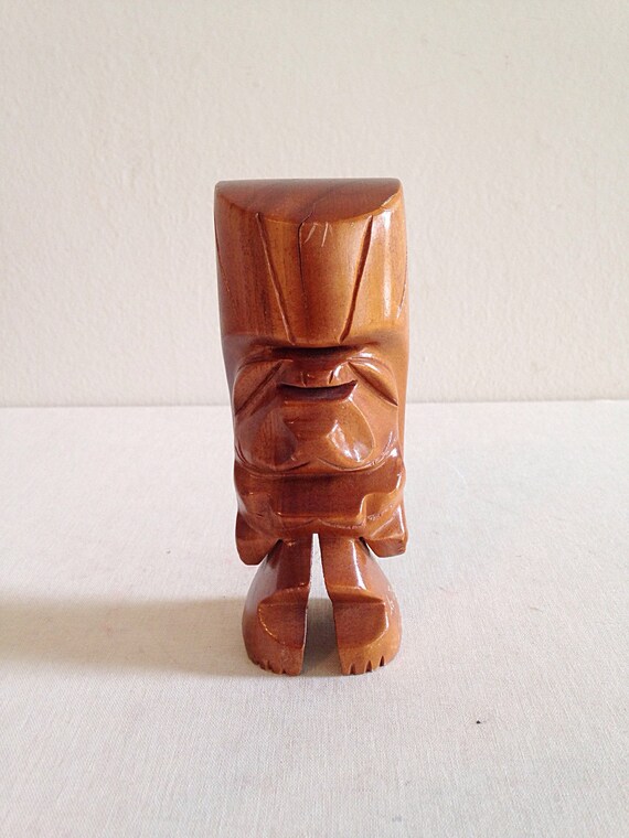 Vintage Little Wood Tiki Statue