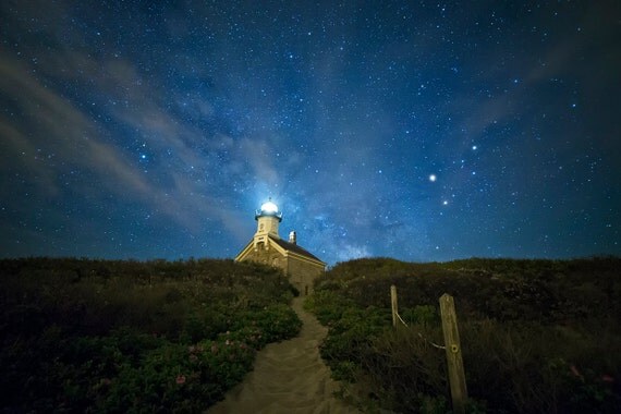 Rhode Island Photograph Block Island RI Starry Night Stars