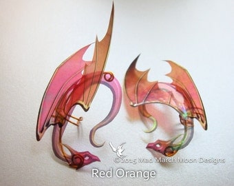 Dragon Ear Cuffs, 7 Colours Available, non pierced ear cuffs