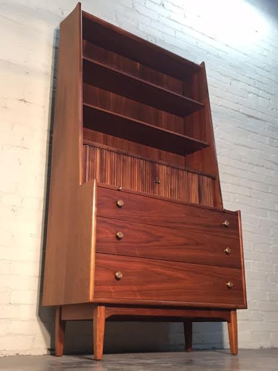 DREXEL DECLARATION Mid-Century Modern Secretary / Desk / Hutch