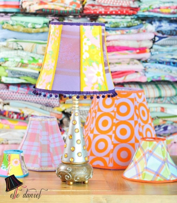 Unique Lamp Shades Large Modern Cottage Chic Lamp by elledaniel