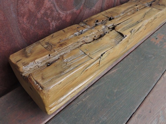 Reclaimed Mantel 61 x 12 x 5 Rustic Mantel | Etsy