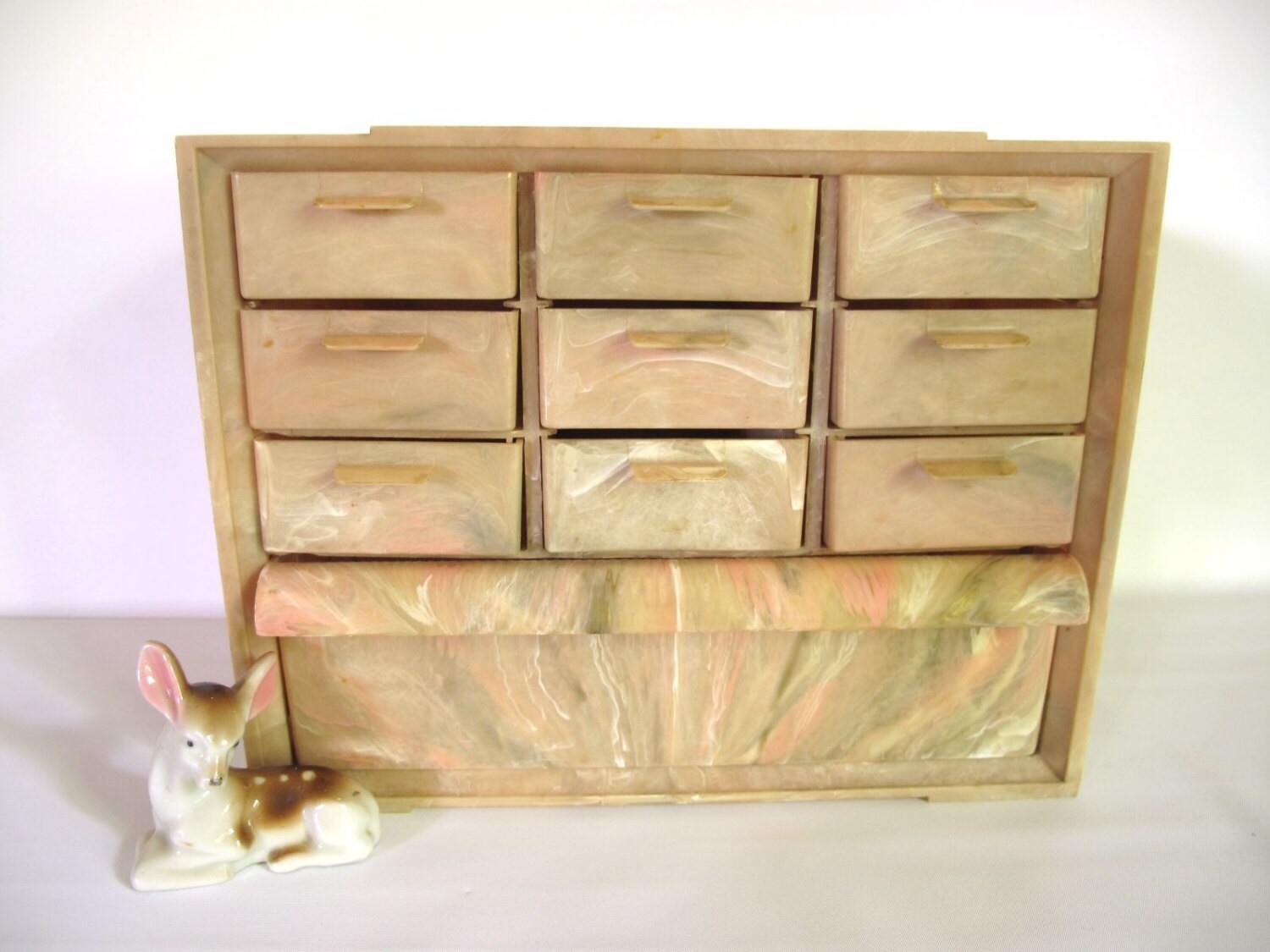 Vintage Akro-mils 24 Drawer Metal Organizer Storage Cabi Eeh | Meses Sin Interés - Foto 10