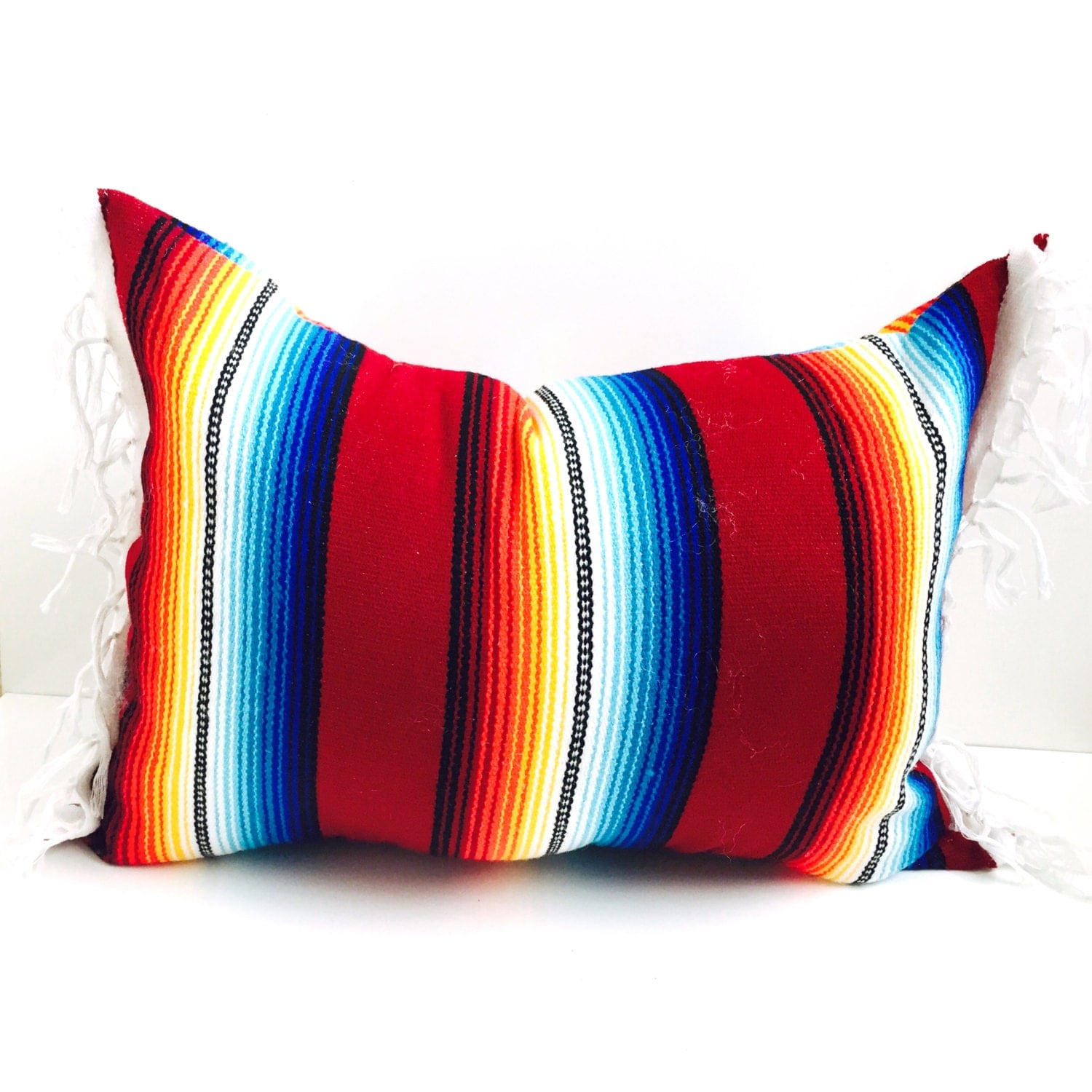 mexican blanket pillow / urban outfitters by SeaGypsyCalifornia