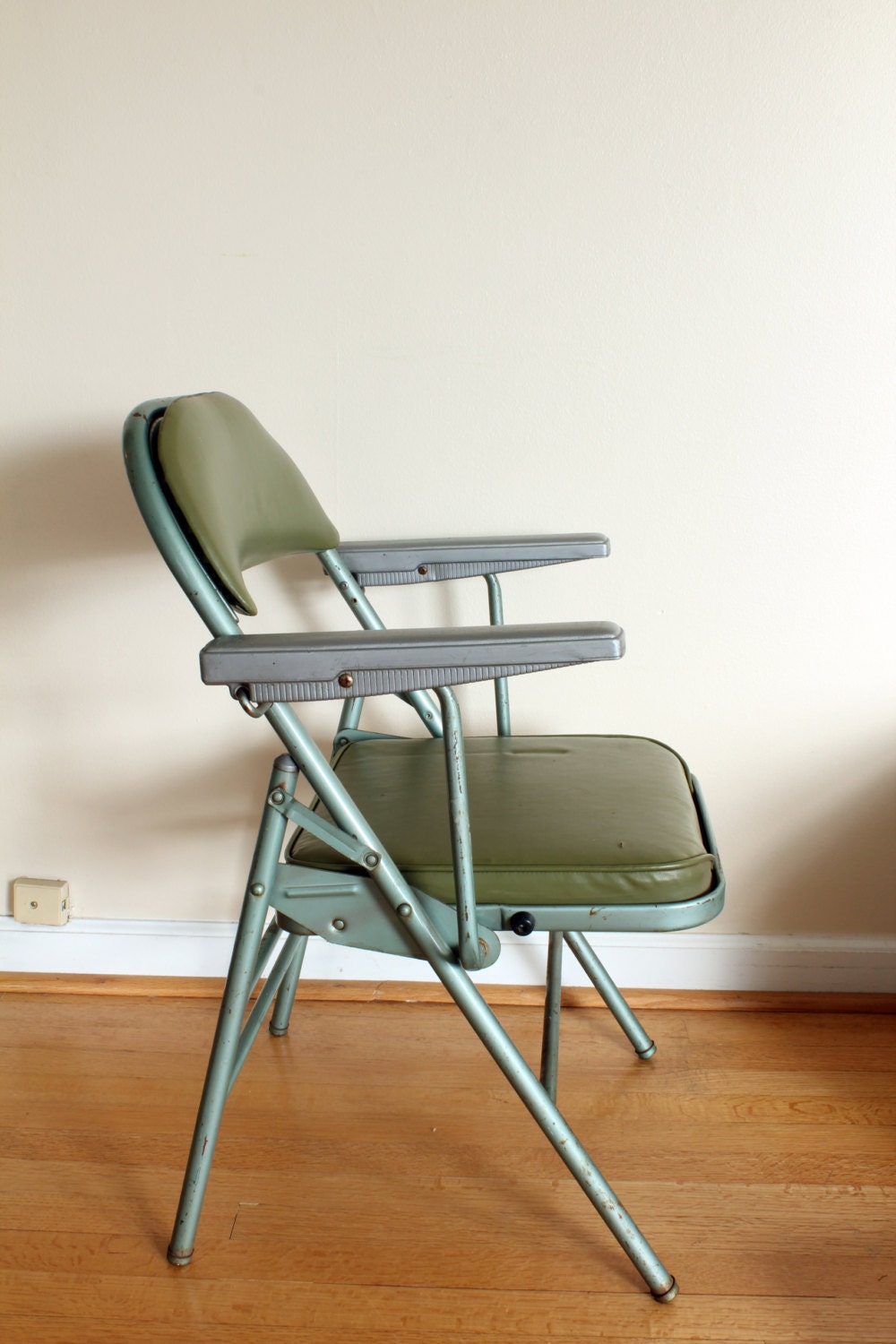 Vintage Industrial Folding Chair With Arm Rests By Poloron   Il Fullxfull.753211323 Hyl7 