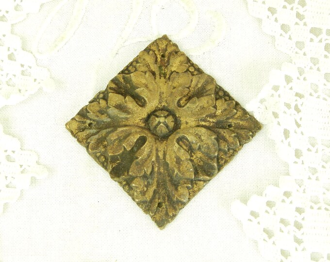 Antique French Brass Metal Molding / Retro Vintage Home Interior / European / Chateau Chic / Shabby Chic / Diy / Home Improvement / France Antique French Brass Metal Molding / Retro Vintage Home Interior / European / Chateau Chic / Shabby Chic / Diy / Home Improvement / France