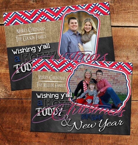 ole miss hotty toddy photo christmas card have a hotty toddy christmas