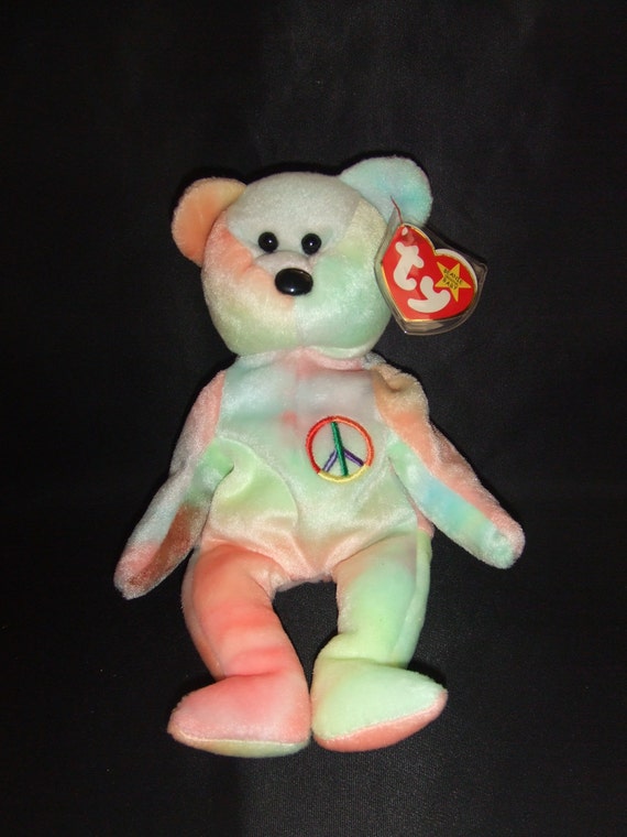 Peace Bear Beanie Babies Collection Original by TalisonsTreasures