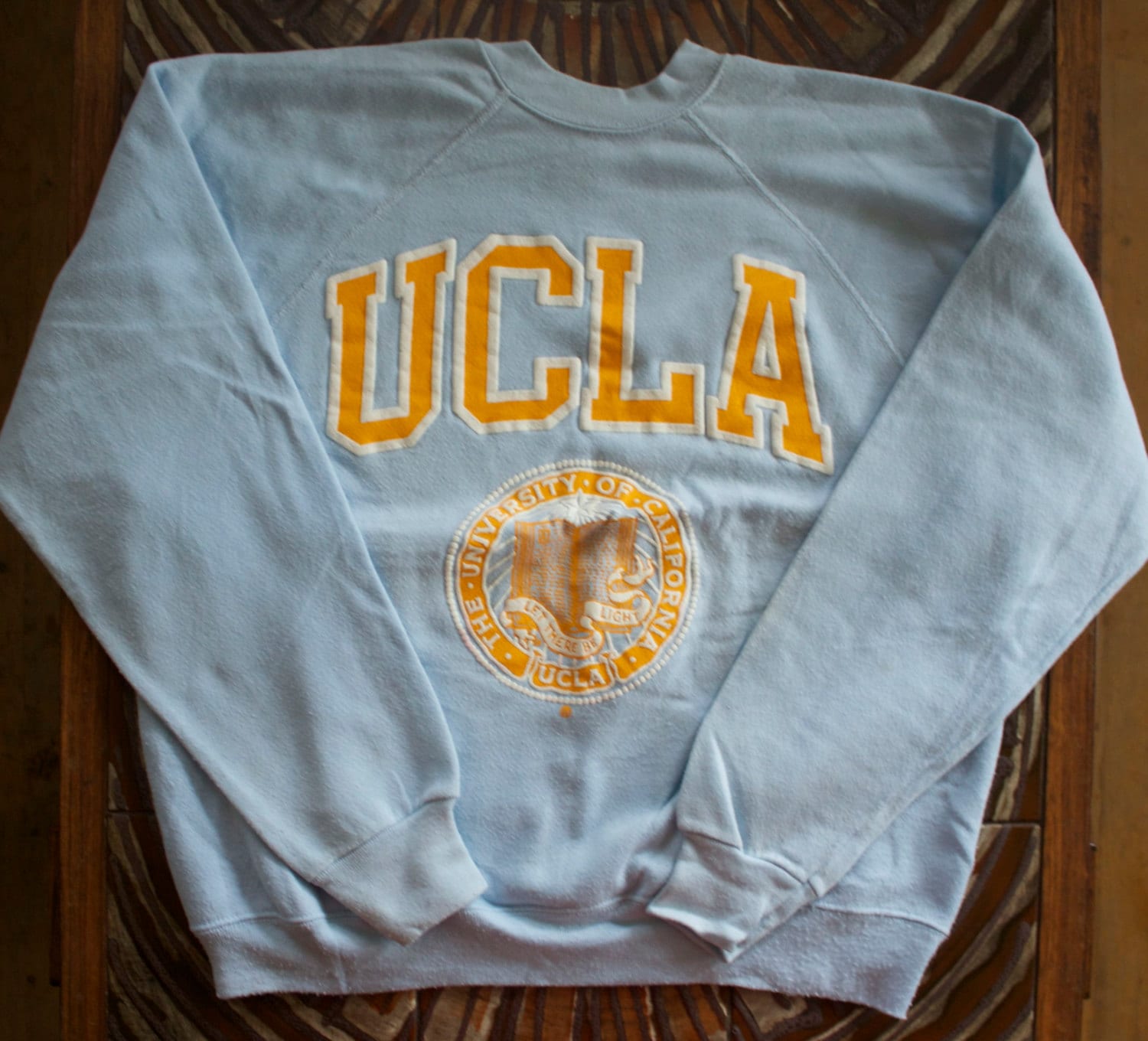 Vintage UCLA Bruin Blue and Gold Sweatshirt Go Bruins Los