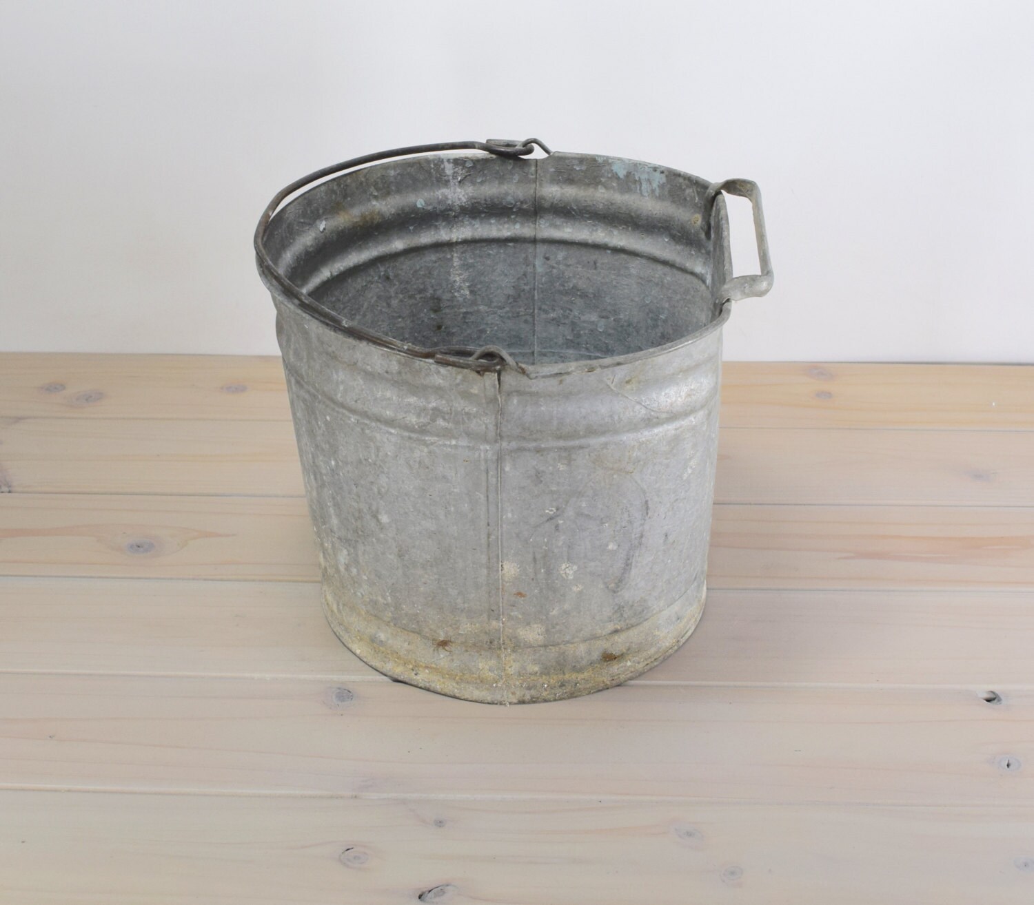 Vintage Galvanized Bucket
