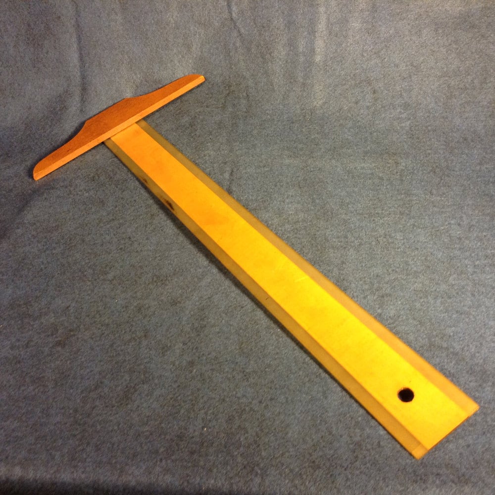 drafting table with t square