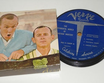 Comedy Album Coasters, Comedy Legends vinyl record coaster set