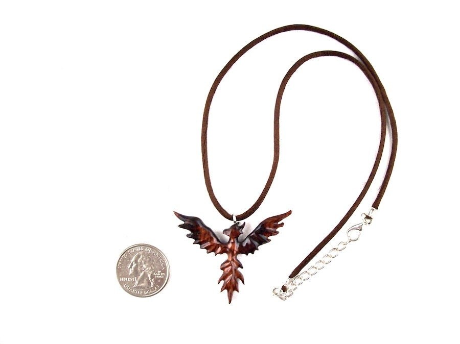 Phoenix Necklace Phoenix Pendant Phoenix Jewelry by GatewayAlpha