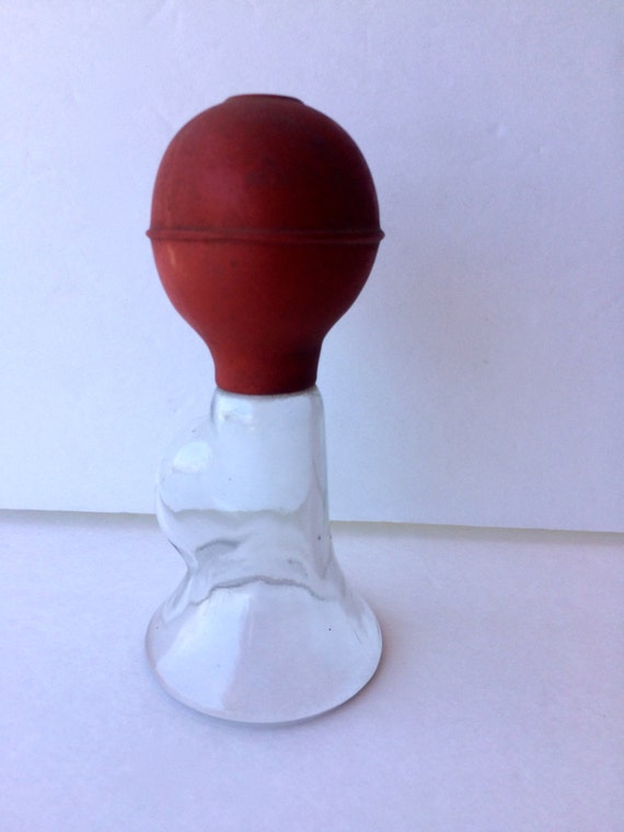 Antique Glass Breast Pump Looks like a Bike Horn but NO it is