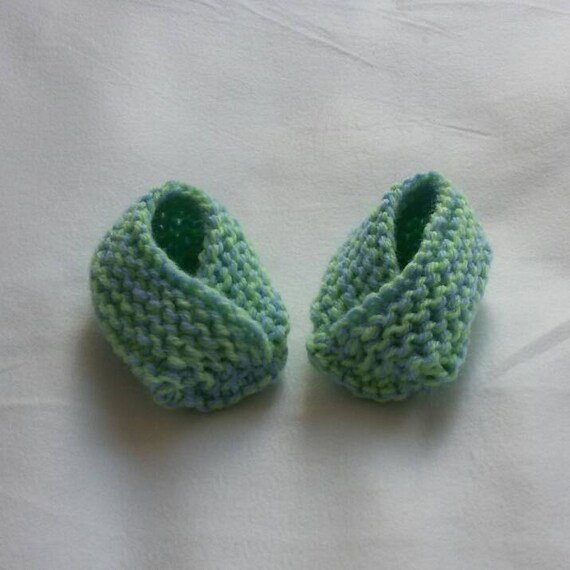 crossover baby booties