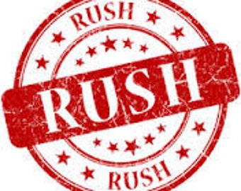 RUSH ORDER (and Priority Mail 2-3 day shipping) Upgrade