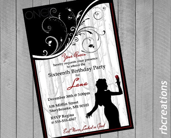 Queen Birthday Invitations 9