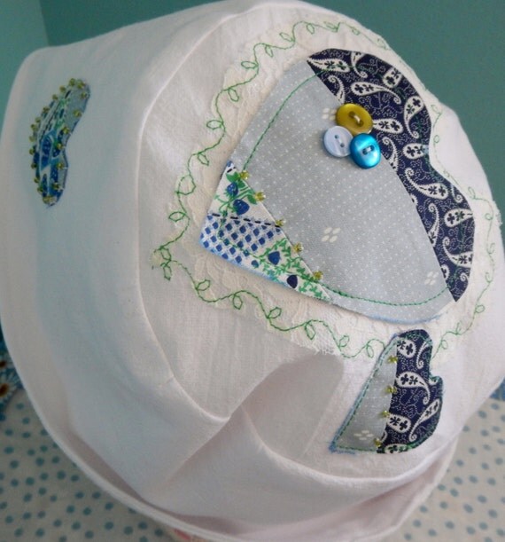 Tea Towel Hat by on Etsy
