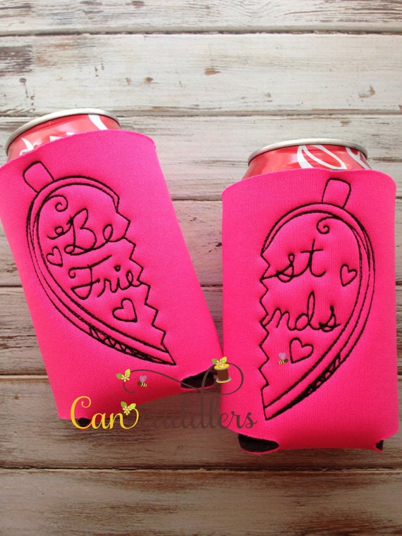 best friend beer koozies