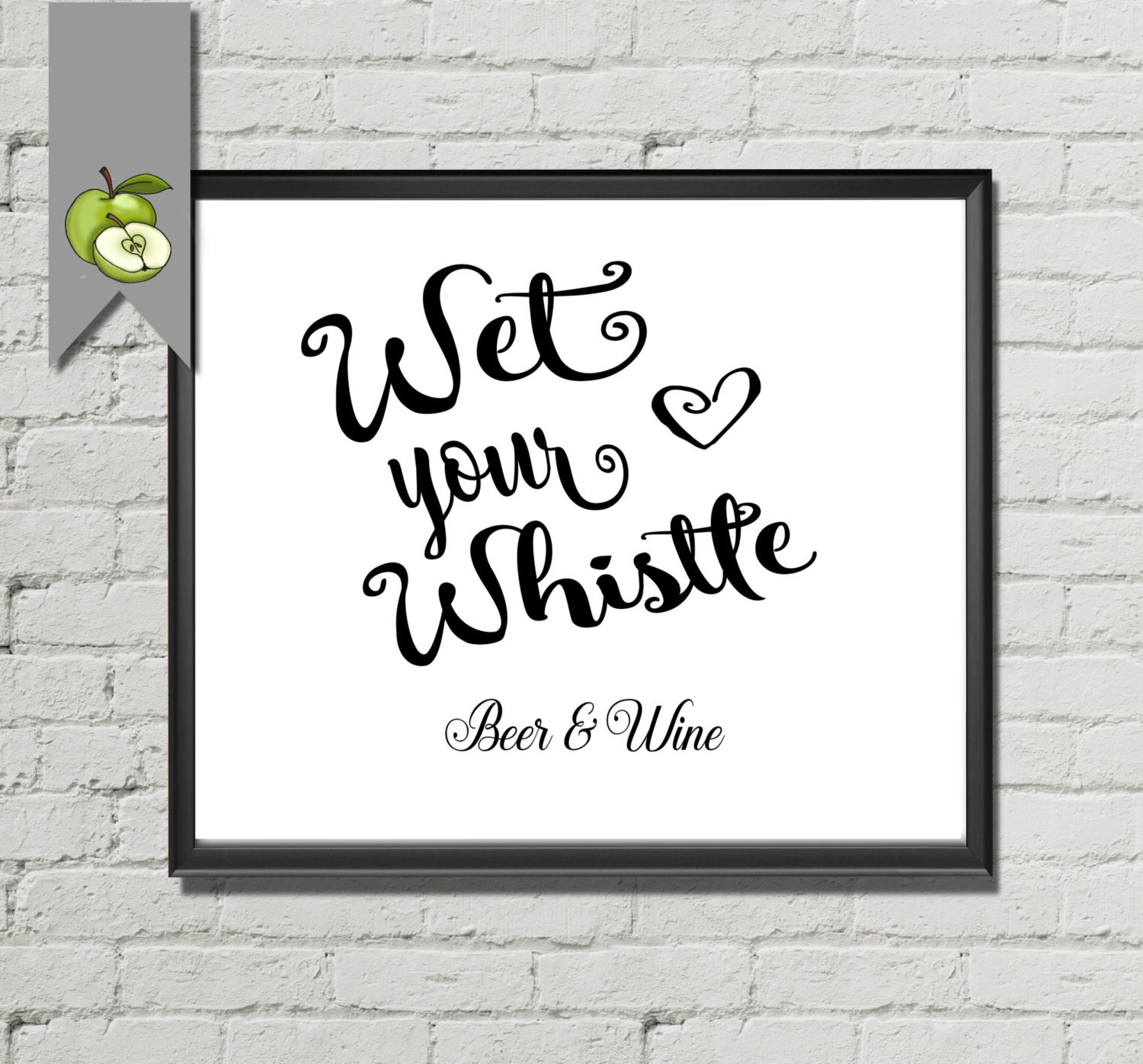 Wet your whistle Beer and wine Sale BAR SIGN Printable