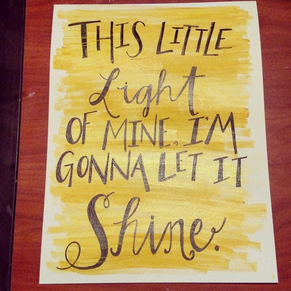GOING TO LET IT SHINE going to let it shine: