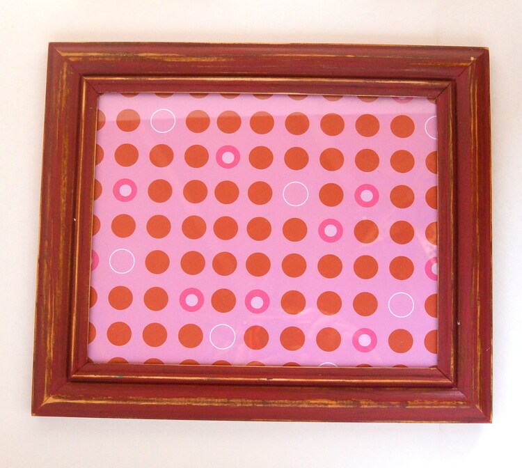 Distressed Red 8 x 10 Picture Frame Home Decor by