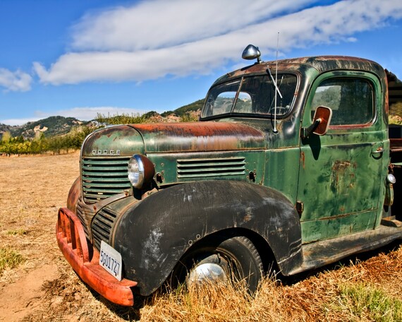 40s Dodge Pickup Truck Classic Truck Photo by AroundTheGlobeImages