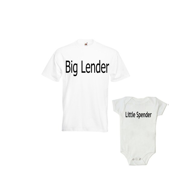 funny dad and baby matching shirts New Dad and baby Daddy