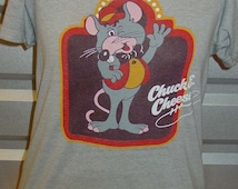 Vintage 1981 Chuck E Cheese thin heathered soft t shirt Small