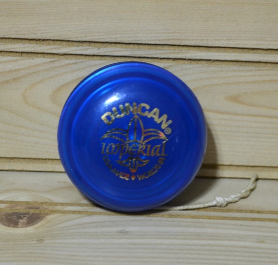 Vintage Duncan Imperial YoYo Worlds 1 USA Made Blue YoYo