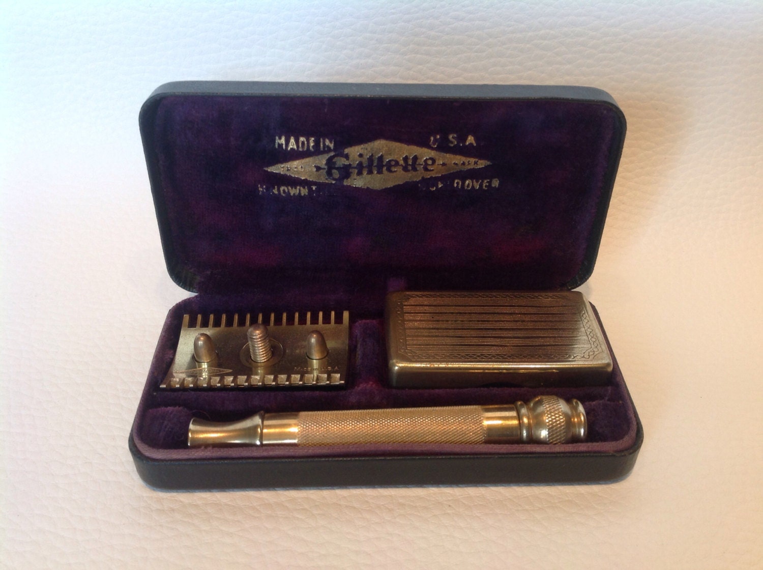 1920s Gillette Old Type DE Razor Set. – Haute Juice