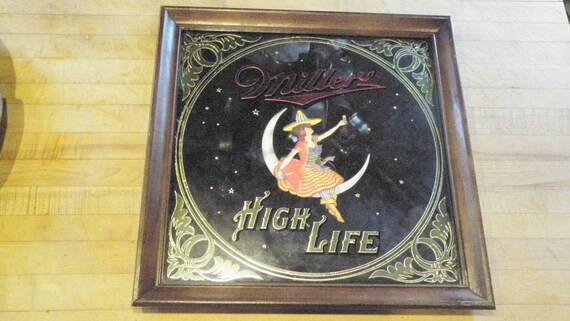 1979 Miller High Life Beer Mirror