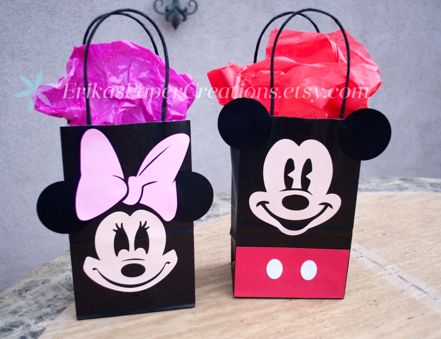 Mickey / Minnie Mouse Birthday Favor Gift by ErikasPaperCreations
