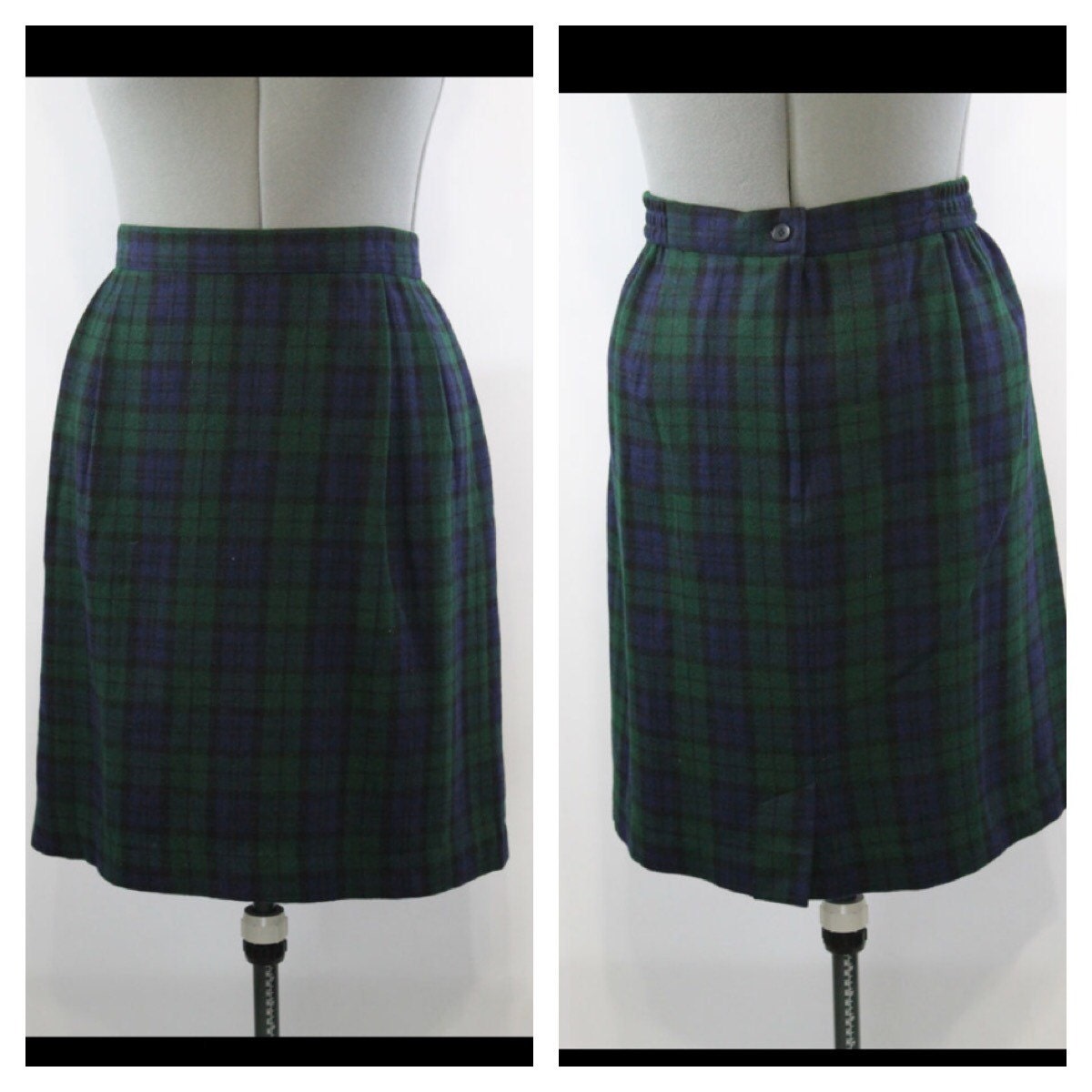 Vintage 90s Skirt Plaid Skirt 90s Grunge Skirt Womens