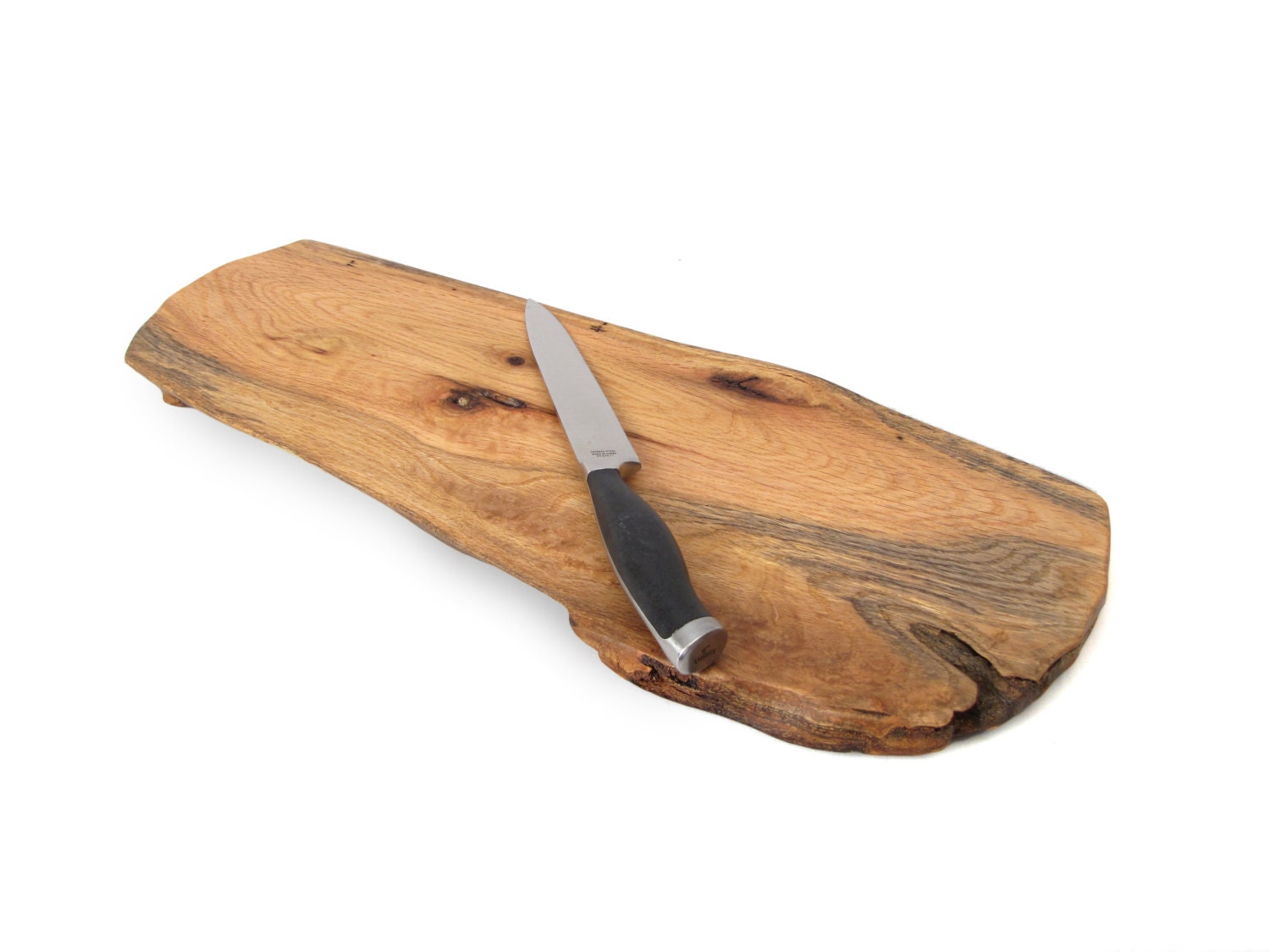 Red Oak Cutting Board Natural Live Edge Wood Butcher Block