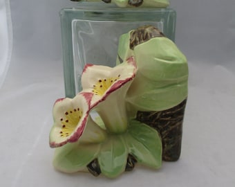 McCoy Hand Decorated Lily Bookends